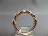 ESTATE .45CT DIAMOND 14KT ROSE GOLD CLASSIC 8MM LOVE KNOT MULTI LINK FUN RING