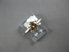 .60CT CHOCOLATE FANCY DIAMOND 14KT WHITE GOLD 3D ROUND 6 PRONG ENGAGEMENT RING