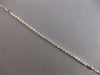 ESTATE .98CT DIAMOND 14KT WHITE GOLD 3D CLASSIC ADJUSTABLE TENNIS BRACELET