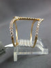 ESTATE LARGE .65CT DIAMOND 18KT YELLOW GOLD 3D V SHAPE DOUBLE ANCHOR RING