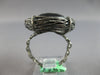 ESTATE EXTRA LARGE AAA BLACK ONYX 18KT BLACK GOLD 3D ROUND FILIGREE FUN RING