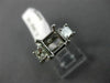 0.50CT PRINCESS DIAMOND 14KT WHITE GOLD 3 STONE SEMI MOUNT ENGAGEMENT RING #2872
