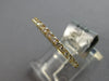 ESTATE .33CT DIAMOND 18KT YELLOW GOLD 2MM SEMI ETERNITY WEDDING ANNIVERSARY RING