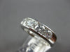 LARGE 2.0CT DIAMOND 14KT WIHITE GOLD 3D CHANNEL ROUND WEDDDING ANNIVERSARY RING