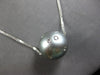 EXTRA LARGE .35CT DIAMOND & AAA TAHITIAN PEARL 18KT WHITE GOLD FLOATING PENDANT