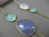 ANTIQUE EXTRA LONG 75.0CTW MULTI SHAPE GEM BY THE YARD 14KT YELLOW GOLD NECKLACE