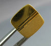 ESTATE 14KT YELLOW GOLD 3D CLASSIC MATTE AND SHINY SQUARE MENS PIN