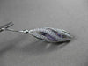 ANTIQUE LARGE 6.72CT DIAMOND AMETHYST 14K WHITE GOLD 3D SPIRAL HANGING EARRINGS