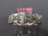 .66CT DIAMOND 18KT WHITE GOLD 3D ROUND & BAGUETTE 3 ROW CHANNEL ANNIVERSARY RING