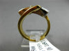 ESTATE LARGE 1.65CT DIAMOND 18KT WHITE & YELLOW GOLD 3D PAVE SQUARE FUN RING 995