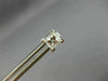 1.03CT DIAMOND 14K WHITE GOLD 3D CLASSIC PRINCESS SOLITAIRE STUD EARRINGS #25789