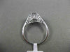 ANTIQUE .35CT OLD MINE DIAMOND 18KT WHITE GOLD FILIGREE ENGAGEMENT RING #21350