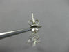 LONG .83CT DIAMOND 18K WHITE GOLD 3D OPEN FILIGREE TEAR DROP CHANDELIER EARRINGS