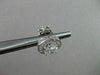 ANTIQUE 1.96CT DIAMOND 14KT WHITE GOLD FILIGREE HALO STUD EARRINGS AMAZING #2708