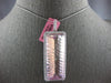 EXTRA LARGE 52.07CT DIAMOND & AAA KUNZITE 18KT WHITE GOLD 3D RECTANGULAR PENDANT