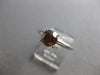.89CT CHOCOLATE FANCY DIAMOND 14KT WHITE GOLD 3D ROUND SOLITAIRE ENGAGEMENT RING