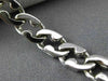 ESTATE WIDE 14KT WHITE GOLD SOLID HANDCRAFTED ITALIAN CLASSIC BRACELET #22768