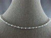 ESTATE LONG 10CT GREY DIAMOND 18KT WHITE GOLD 3D BY THE YARD FUN NECKLACE