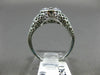 ANTIQUE .25CT OLD MINE DIAMOND PLATINUM SOLITAIRE FILIGREE ENGAGEMENT RING #2130
