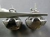 21.58CT DIAMOND & AAA SMOKY TOPAZ 18KT WHITE GOLD 3D STAR FUN CLIP ON EARRINGS