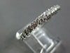ESTATE .87CT DIAMOND 14K WHITE GOLD CLASSIC 2MM ETERNITY ANNIVERSARY RING #27033