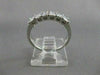 ESTATE 1.0CT PRINCESS DIAMOND 14K WHITE GOLD SHARE WEDDING ANNIVERSARY RING 1336