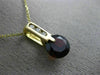 ESTATE 1.48CT DIAMOND & AAA GARNET 14KT YELLOW GOLD ROUND ETOILE PENDANT #22985