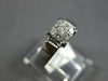 ESTATE .25CT DIAMOND 14KT WHITE GOLD PRINCESS INVISIBLE SQUARE ENGANGEMENT RING