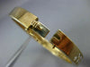 ESTATE WIDE 2.0CT DIAMOND 14K YELLOW GOLD CLASSIC ETOILE BANGLE BRACELET #1896