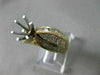 1.50CT DIAMOND 14K YELLOW GOLD ROUND & BAGUETTE SEMI MOUNT ENGAGEMENT RING 21099