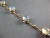 ESTATE 8.06CT DIAMOND & AAA OPAL 14KT ROSE GOLD ROUND BAMBOO FUN TENNIS BRACELET