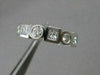 ESTATE PRINCESS ROUND DIAMOND BEZEL ANNIVERSARY WEDDING 14KT W GOLD RING #16953