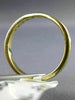 ESTATE .20CT ROUND DIAMOND 14KT YELLOW GOLD CHANNEL 2mm ANNIVERSARY RING #16678