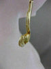 ESTATE 6.65CTW DIAMOND ROUND CITRINE 18K YELLOW GOLD HANGING EARRINGS 50MM #2313