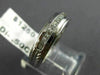 ESTATE .50CT DIAMOND 14KT WHITE GOLD 3D FILIGREE WEDDING ANNIVERSARY RING #8022