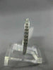 ESTATE .21CT DIAMOND 14KT WHITE GOLD 3D SEMI ETERNITY WEDDING ANNIVERSARY RING