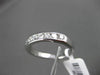 ESTATE .50CT ROUND DIAMOND 14KT WHITE GOLD 7 STONE CHANNEL ANNIVERSARY RING