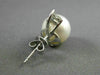 ESTATE .16CT DIAMOND & AAA SOUTH SEA PEARL 18KT WHITE GOLD FLOWER STUD EARRINGS