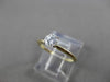 ESTATE .35CT DIAMOND 14KT TWO TONE GOLD CLASSIC SOLITAIRE FRIENDSHIP RING #23778