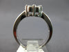 ESTATE .75CT DIAMOND 14KT WHITE GOLD 3D CLASSIC ROUND INVISIBLE FLOWER LOVE RING