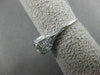 ANTIQUE .35CT OLD MINE DIAMOND 18KT WHITE GOLD FILIGREE ENGAGEMENT RING #21350