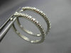 0.85CT ROUND DIAMOND 14KT WHITE GOLD 3D CLASSIC 2mm HOOP HANGING EARRINGS #25885