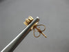 ESTATE SMALL .38CT DIAMOND 18KT ROSE GOLD 3D ROUND INVISIBLE STUD EARRINGS