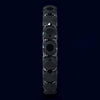 5.27CT BLACK DIAMOND 14KT BLACK GOLD 3D SHARED PRONG WEDDING ANNIVERSARY RING