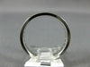 ESTATE LARGE 1.0CT DIAMOND 14KT WHITE GOLD 3D CHANNEL ETERNITY ANNIVERSARY RING