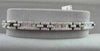 ANTIQUE 5.74CT WIDE 18KT GOLD DIAMOND BAGUETTE & ROUND BRACELET