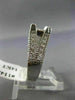 1.0CT DIAMOND 14KT WHITE GOLD SQUARE SEMI MOUNT SPLIT BAND ENGAGEMENT RING #1148