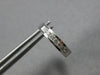 ESTATE .25CT DIAMOND 14KT WHITE GOLD CLASSIC ROUND HUGGIE HOOP HANGING EARRINGS