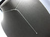 ESTATE LARGE .50CT DIAMOND 18KT WHITE GOLD 3D GRADUATING LARIAT LOVE NECKLACE