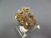 LARGE 2.09CT DIAMOND 18KT ROSE GOLD MULTI ROW INFINITY ETOILE ANNIVERSARY RING